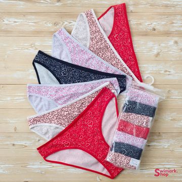 Трусики женские DOMINANT 37001-2, BIKINI, 7 шт. в уп.