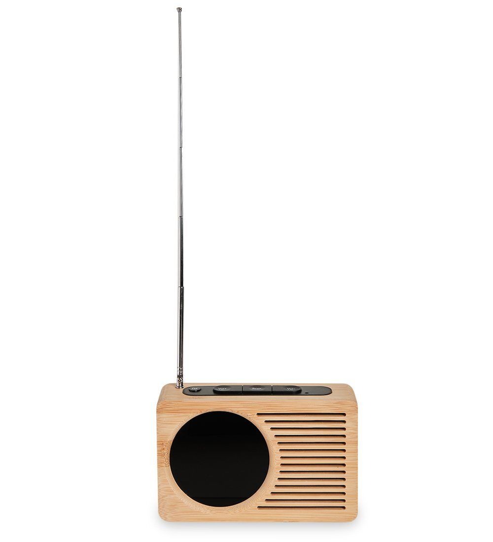 ЯЛ-07-24/ 1 Радио-часы (жёлтое дерево с красной подсветкой)