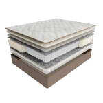 Матрас BuyRoyal, 29 см, жесткость выше средней, независимые пружины