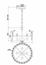 Подвесной светильник Maytoni MOD043PL-04CH