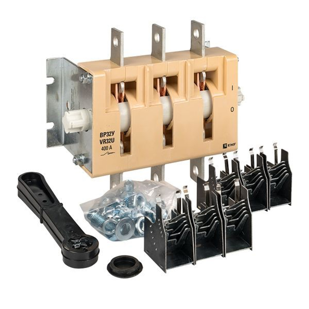 Выключатель-разъединитель ВР32У-37А31220 400А 1 направ, с д/г камерами несъемная левая/правая рукоятка MAXima EKF PROxima