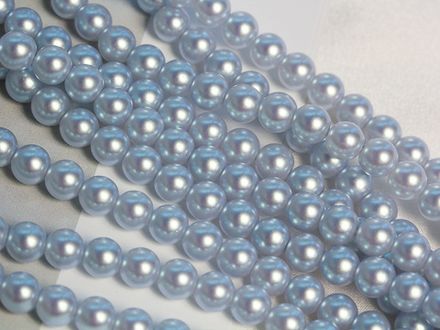 "Жемчуг круглый" 6мм, "Майорка. Имитация" (нить)