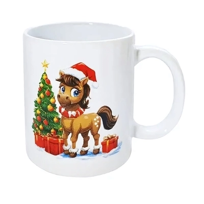 Кружка Новогодняя лошадка 350 мл
