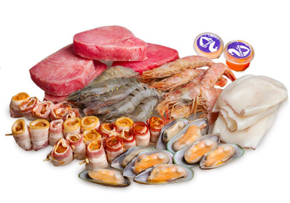 Набор морепродуктов для гриля на четверых ПРЕМИУМ, 2.5кг