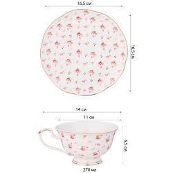 ЧАЙНЫЙ НАБОР LEFARD "SONNET IN ROSES" НА 2 ПЕР. 4 ПР. 270 МЛ (КОР=12НАБ.)