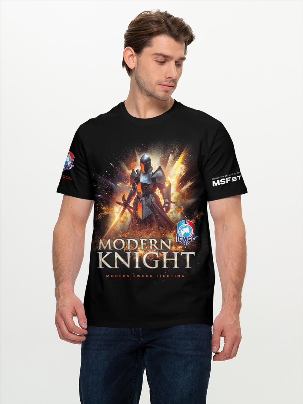 Футболка мужская хлопковая Modern Knight