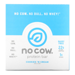 No Cow, протеиновый батончик, со вкусом печенья с кремом, 12 батончиков, 60 г (2,12 унции)