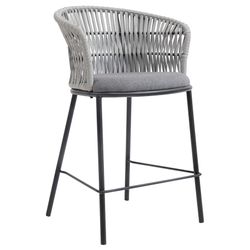Стул полубарный Haugen, темно-серый/светло-серый