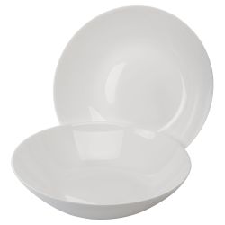 Тарелка White Fox Muscat WF-SBD20-48 суповая круглая опаловая белая D20 см 660 мл | White Fox