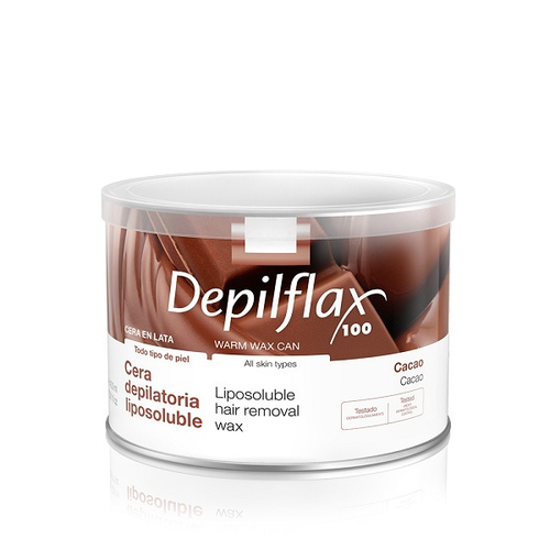 Воск теплый в банке Depilflax Шоколадный 400мл