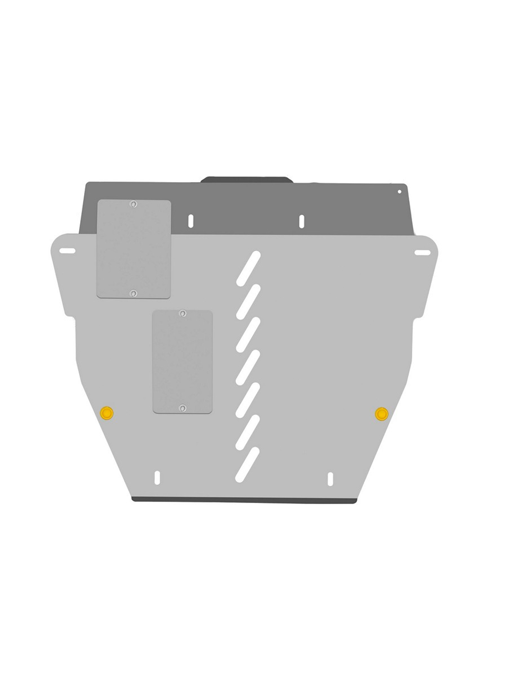 Защита картера и коробки передач (с креп.) для HONDA Stepwgn (2015-н.в.) 1.5 АТ 4WD правый руль (алюминий, 3 мм)  NLZ.18.36.030A