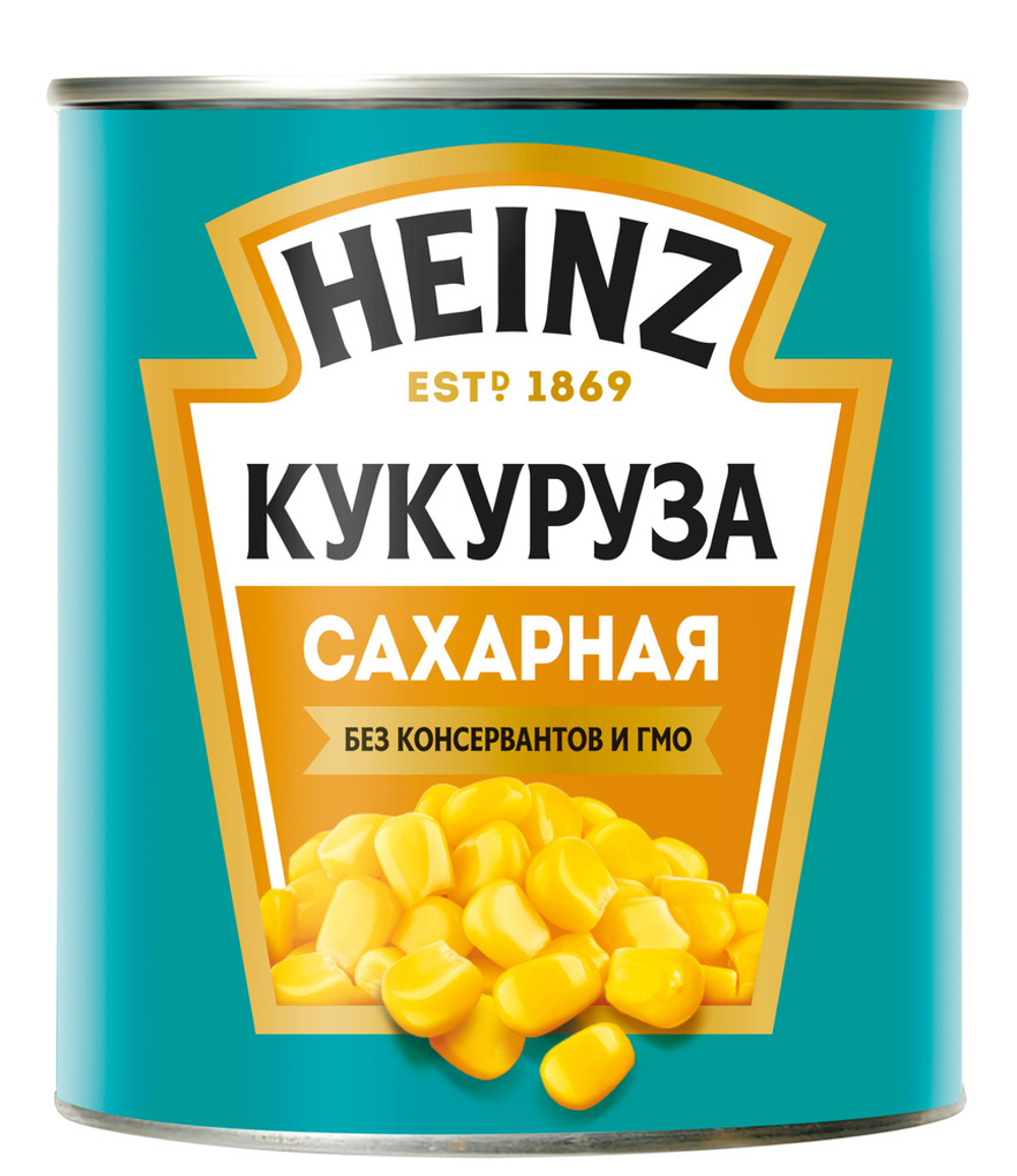 HEINZ кукуруза сладкая консервированная, ж/б 340г