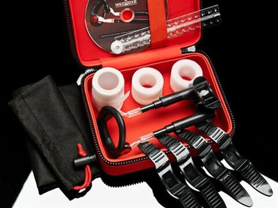 Прибор для увеличения пениса Male Edge Jes-Extender (профессионал , черный с красным) (Цвет: черный с красным)