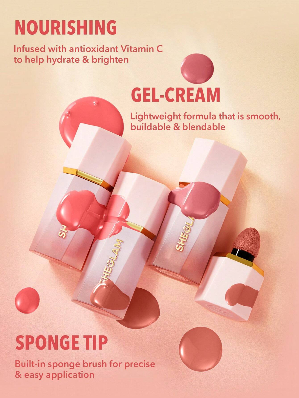 Румяна жидкие Sheglam Color bloom Liquid Blush Real Deal 5.2 мл