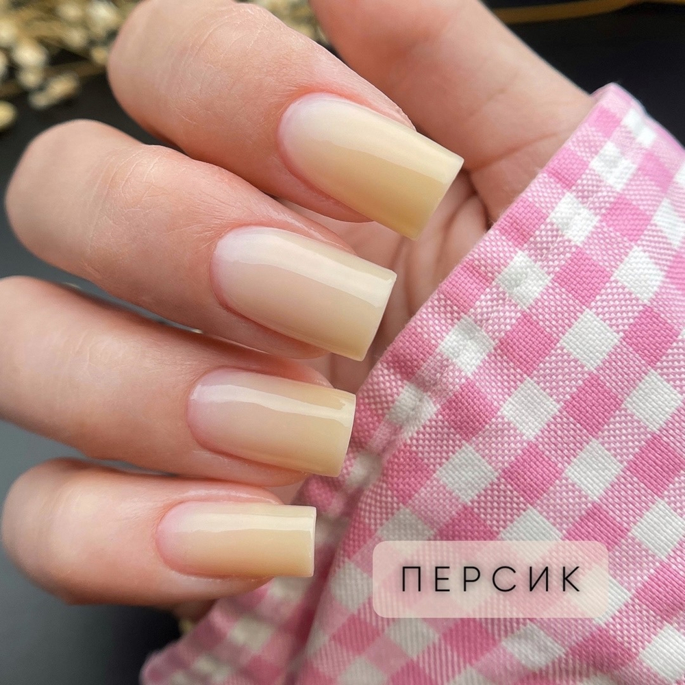 Опция Гель моделирующий молочно-йогуртовый "Персик", 15 мл