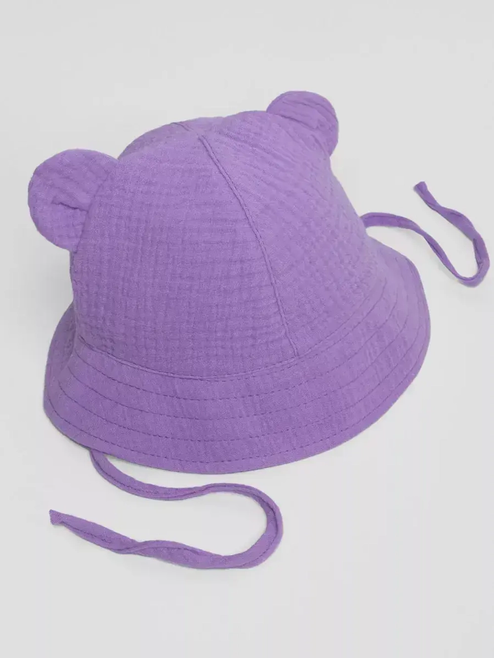 Панама летняя с ушками на завязках для детей