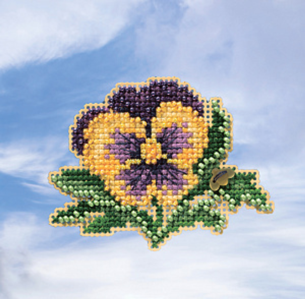 "Анютины глазки"- МH18-1911 вышивка