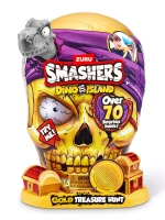 Игрушка сюрприз Zuru Smashers Dino Island Gold серый