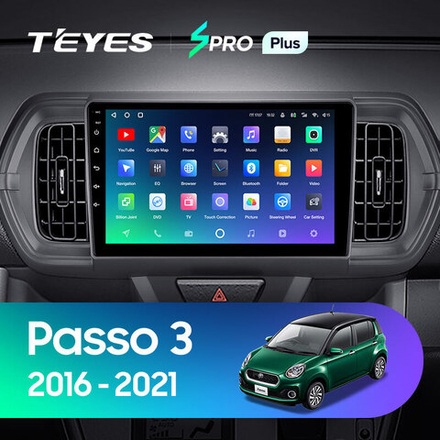 Teyes SPRO Plus 9" для Toyota Passo 2016-2021 (прав)