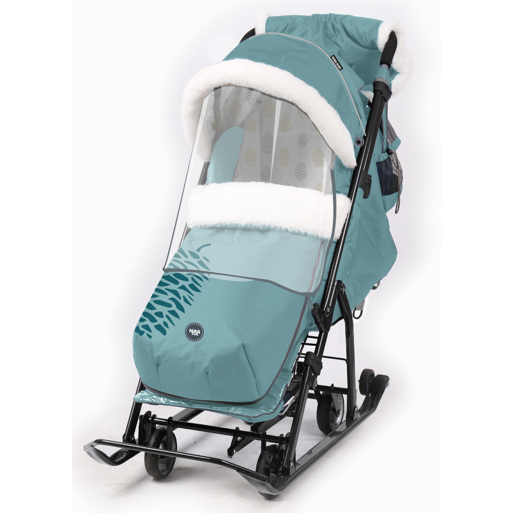 Коляска комбинированная «Ника Детям 7-5K» мятный с шишкой (арт. НД7-5K/3)