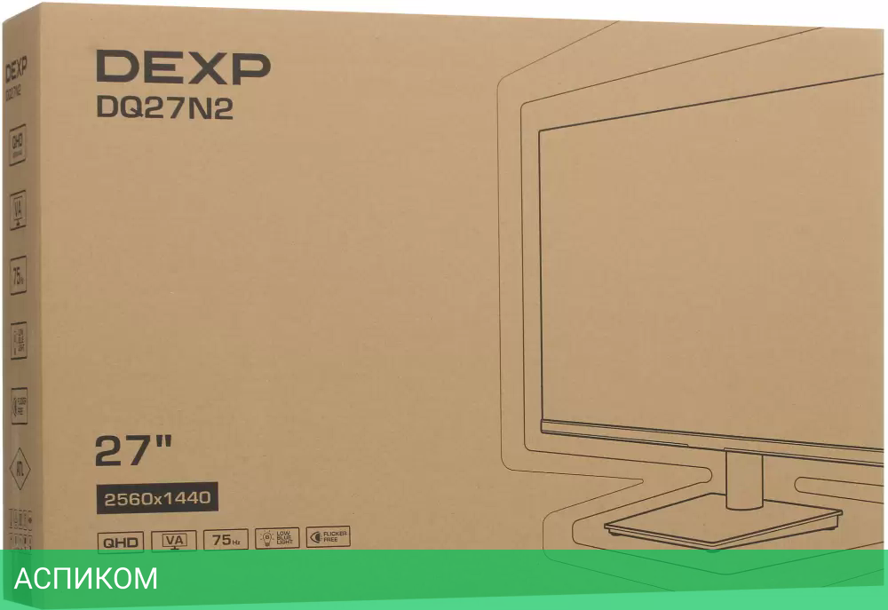 Монитор DEXP DQ27N2 черный