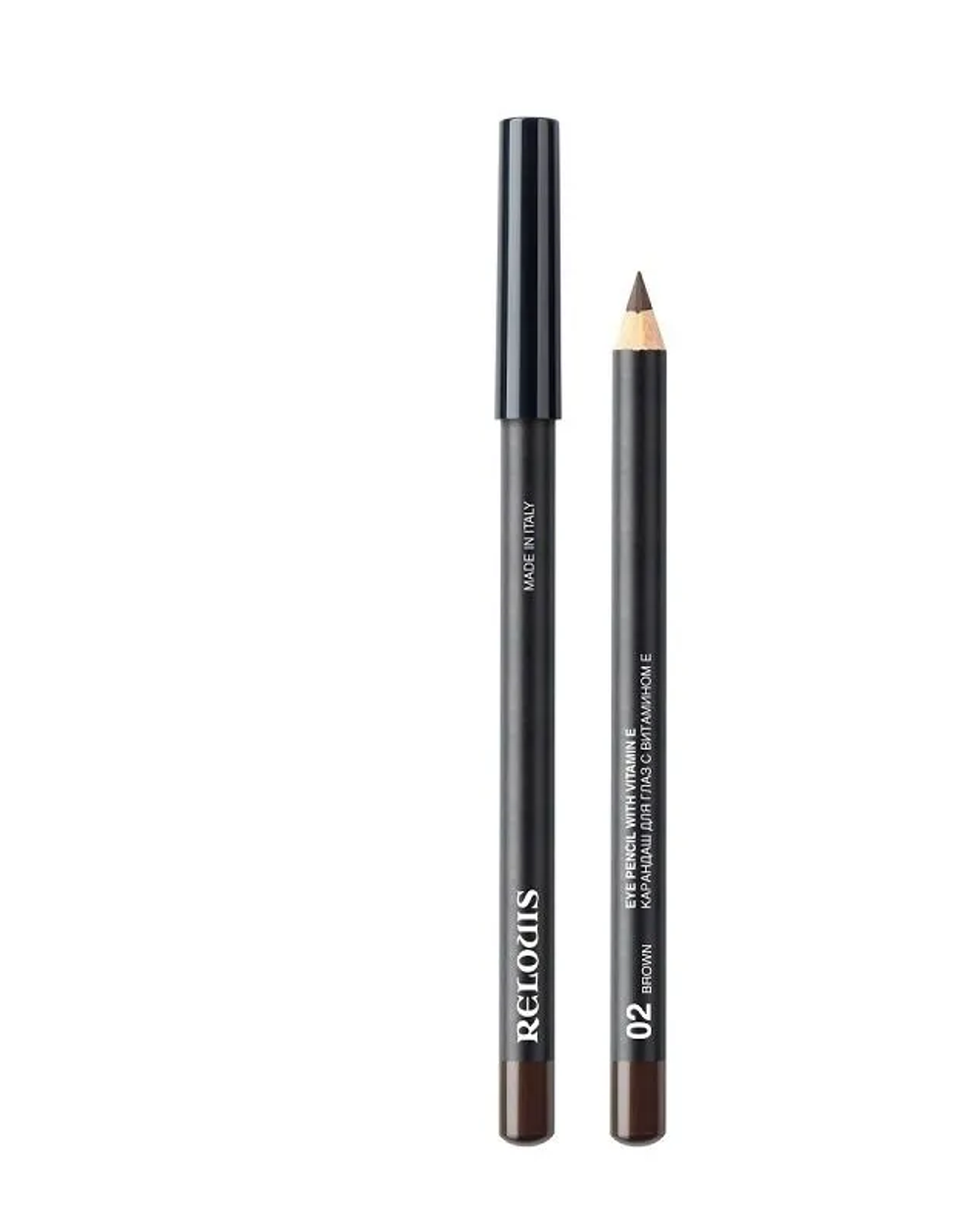 R 7595 Карандаш для глаз 02(коричневый)