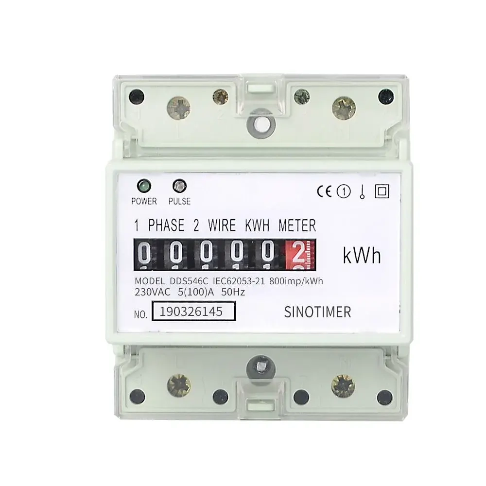 Счетчик электроэнергии однофазный Sinotimer DDS546C 230VA 5(100)A