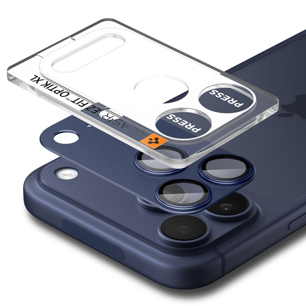 Стекло камеры Spigen OPTIK PRO XL GLAS.TR ”EZ FIT” для iPhone 17 PRO MAX BLUE