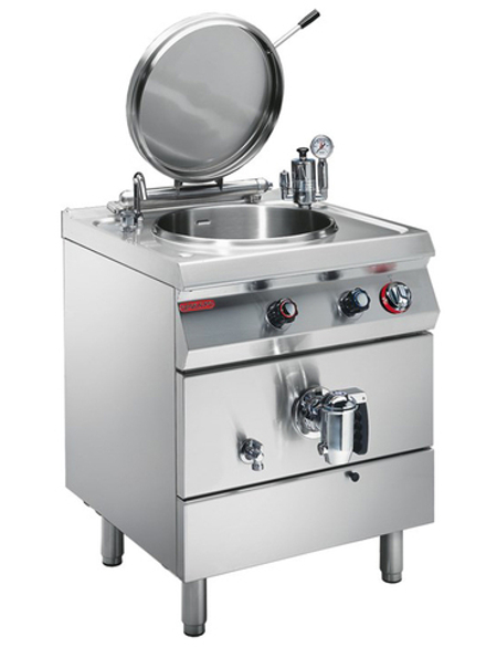 Котел пищеварочный электрический 56 л с косвенным нагревом фиксированный Angelo Po 1G1PI1E