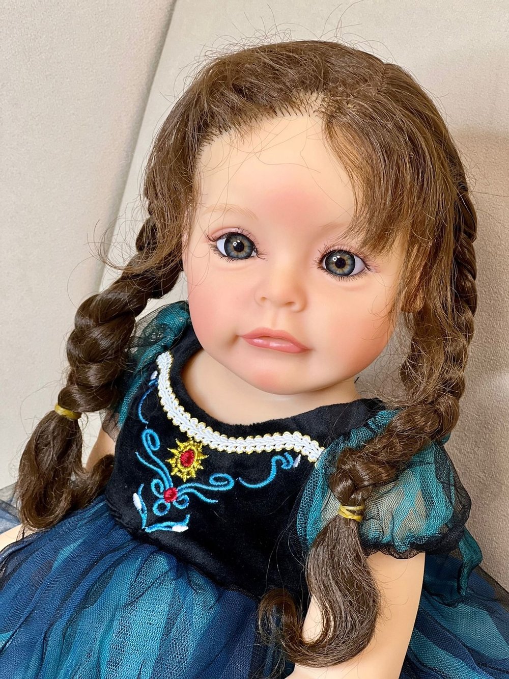 Кукла Реборн виниловая 55см в пакете (FA-380)