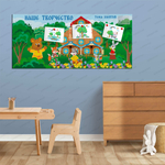 Стенд магнитный Наше творчество с карманом А5 420