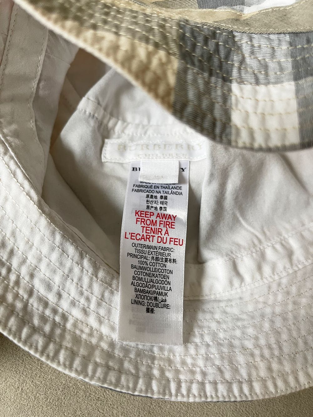 Панама Burberry