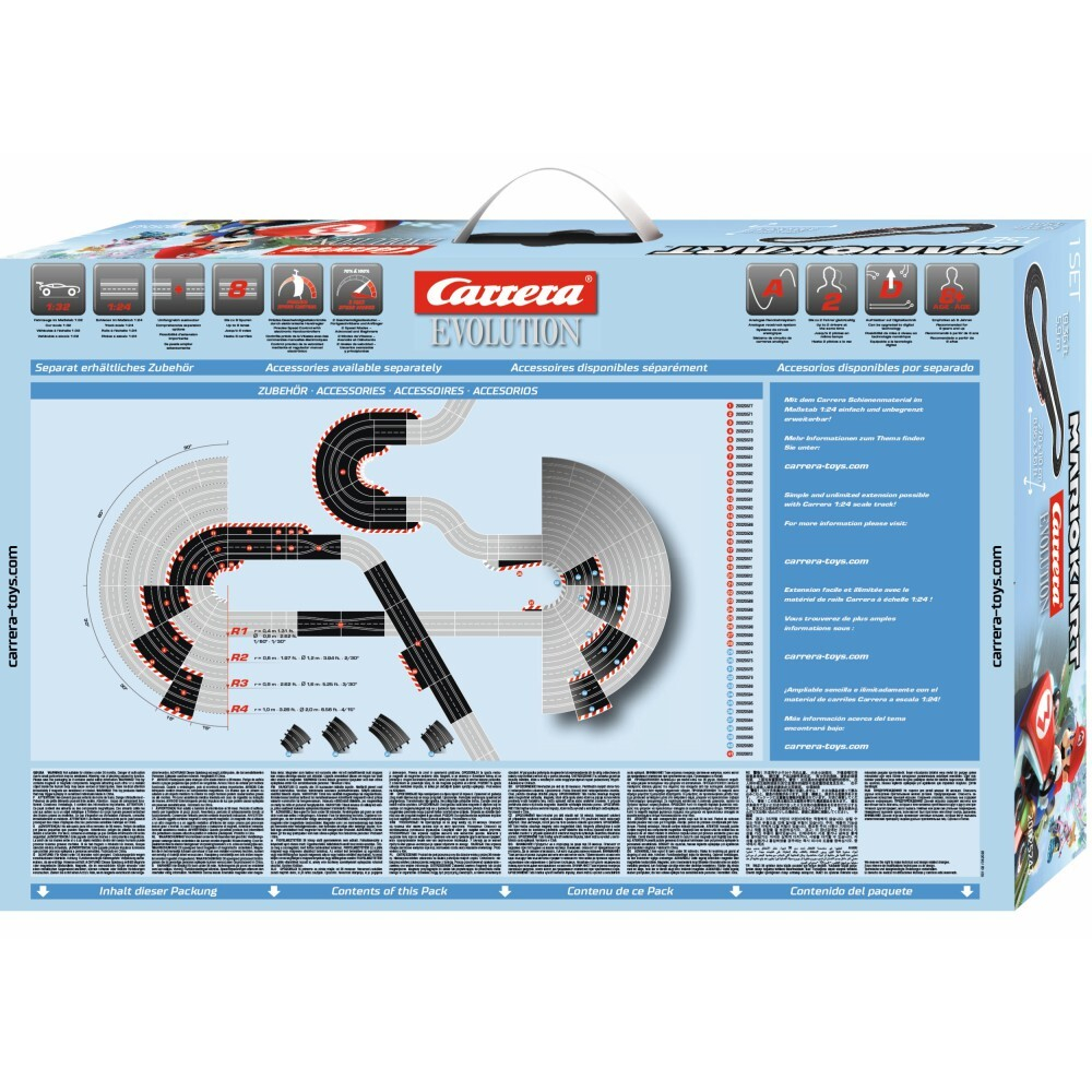 Carrera EVOLUTION - гоночная трасса Mario Kart 5,9 м + 2 машинки 25243 / артикул   25243  / GTIN 4007486252431