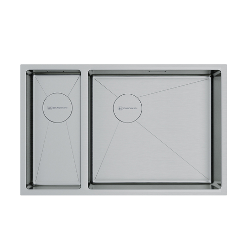 кухонная мойка Omoikiri Taki 69-2-U/IF-R Side-IN нерж. сталь/нержавеющая сталь