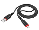 Кабель HOCO X59 Type-C-Lightning PD20W 3А 1м Nylon Black