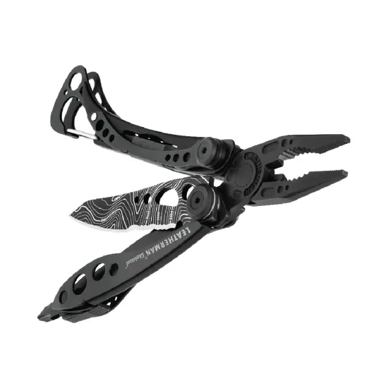 Мультитул-инструмент Leatherman Мод. SKELETOOL BLACK TOPO (7 инструментов)(10см)(142г.)