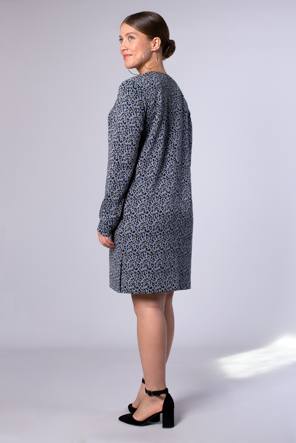 Платье женское 4151ЛП, Леопард #225Лее054151ЛП
