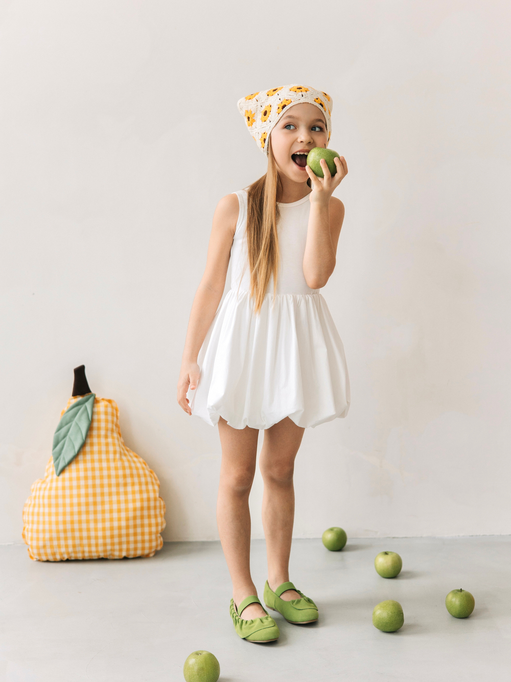 Платье-баллон, Молоко