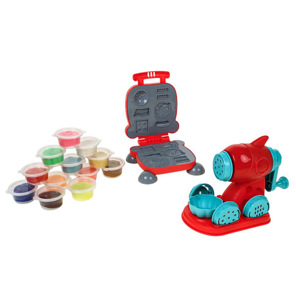 Игровой набор для лепки (26 предметов + 12 пластилина) LC68-7B