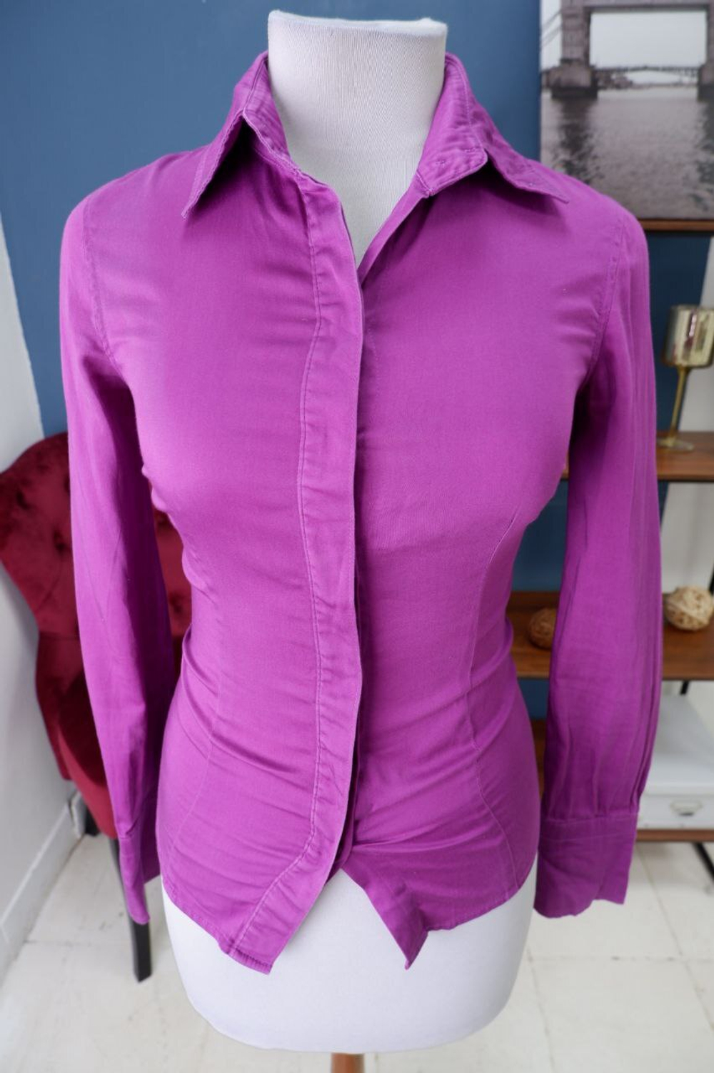 Рубашка Befree из хлопка 38 размер