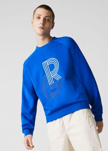 Мужская теннисная кофта Lacoste Men's SPORT Sweatshirt - небесный