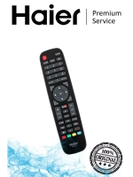 Пульт для телевизора Haier 0530044555 с кнопкой youtube (HTR-A10E, A19E candy, 0530070543) 0530044555