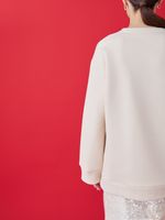 СВИТШОТ UNIVERSITY PASTEL BEIGE