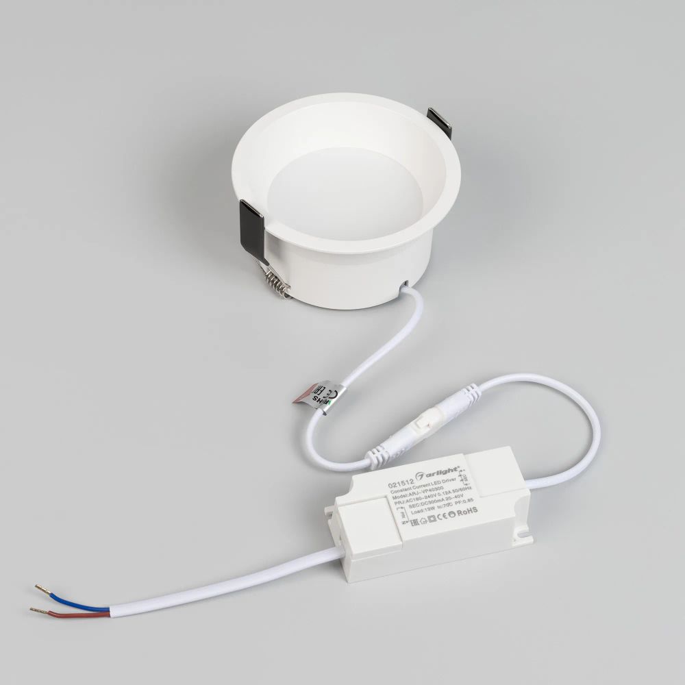 Светильник MS-BREEZE-BUILT-R104-12W Warm2700 (WH, 90 deg, 230V) (Arlight, IP20 Металл, 5 лет) 054714