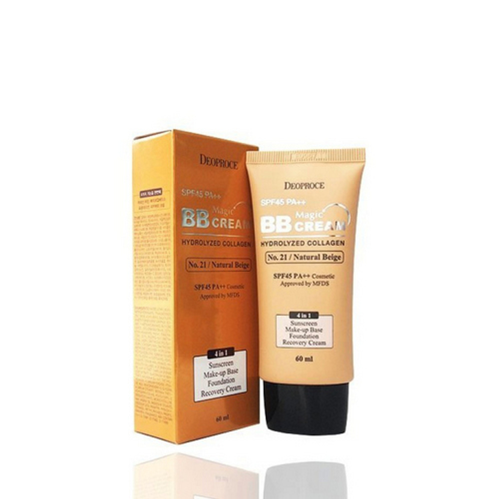 Deoproce Magic Bb Cream Spf50+ Pa+++ крем бб с коллагеном и гиалуроновой кислотой (23 Sand Beige – песочный бежевый)