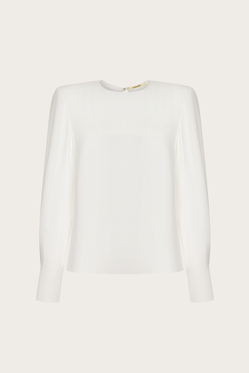 БЛУЗА ИЗ МОЛОЧНОГО ШЕЛКА