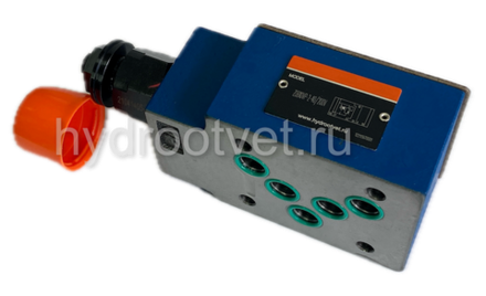 ZDB10VP2-4X/200V - Предохранительный клапан Ду 10 модульного монтажа, давление регулировки 200 бар, в каналах P → T