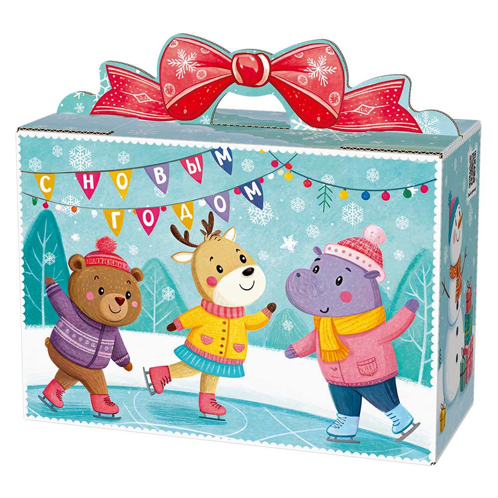 ЧЕМОДАНЧИК С БАНТИКОМ  ПАСТЕЛЬ 1300г