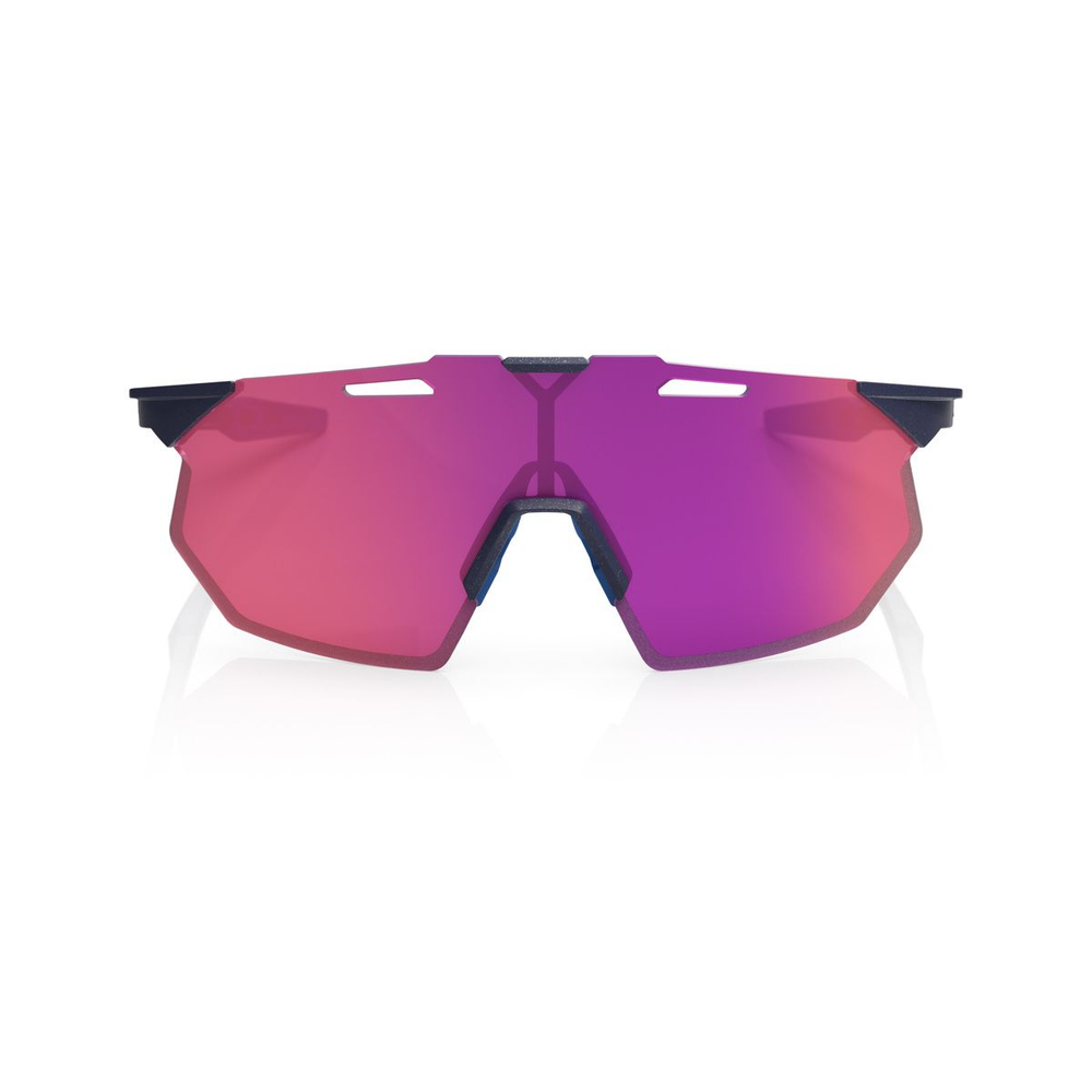 Спортивные очки 100% HYPERCRAFT SQ Satin Storm Metallic - Purple Mirror Lens