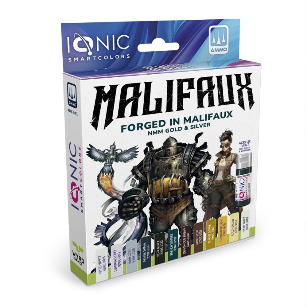 IONIC Colors Forged in Malifaux NMM Gold and Silver
